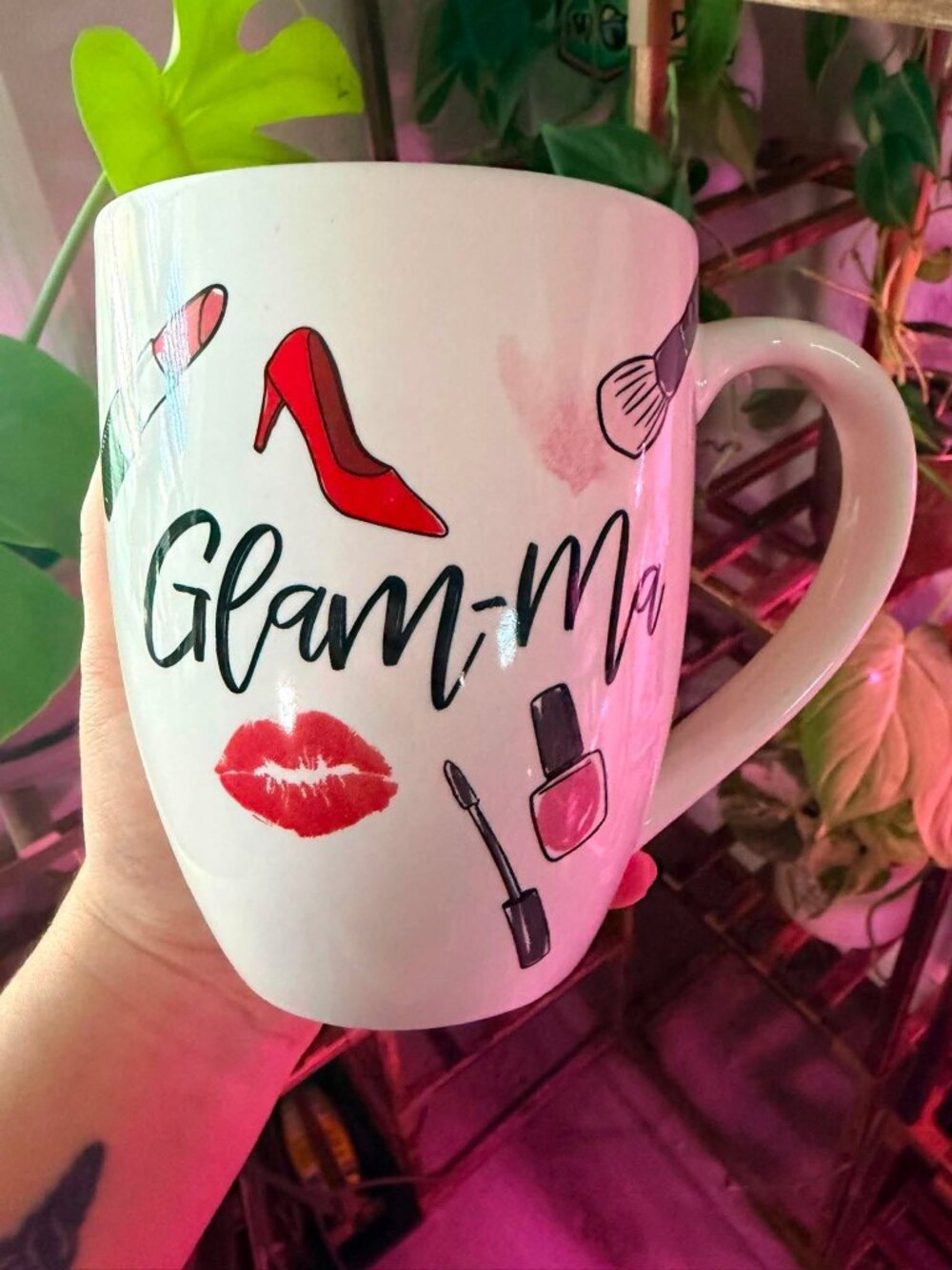 Eccolo Glam-Ma Grandma Ceramic Coffee Mug Makeup Beauty 2019